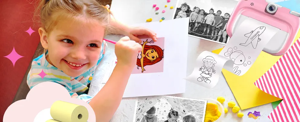 Kids Camera Paper Roll Refill