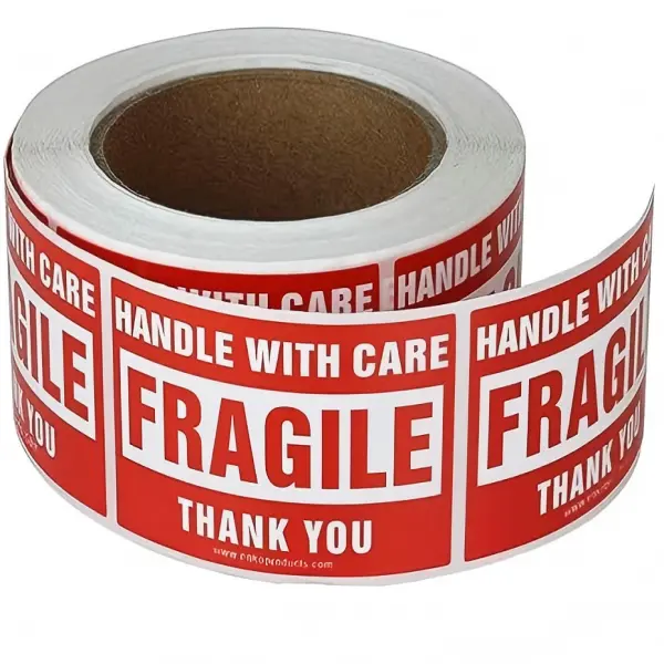 3x5 fragile handle with care warning stickers